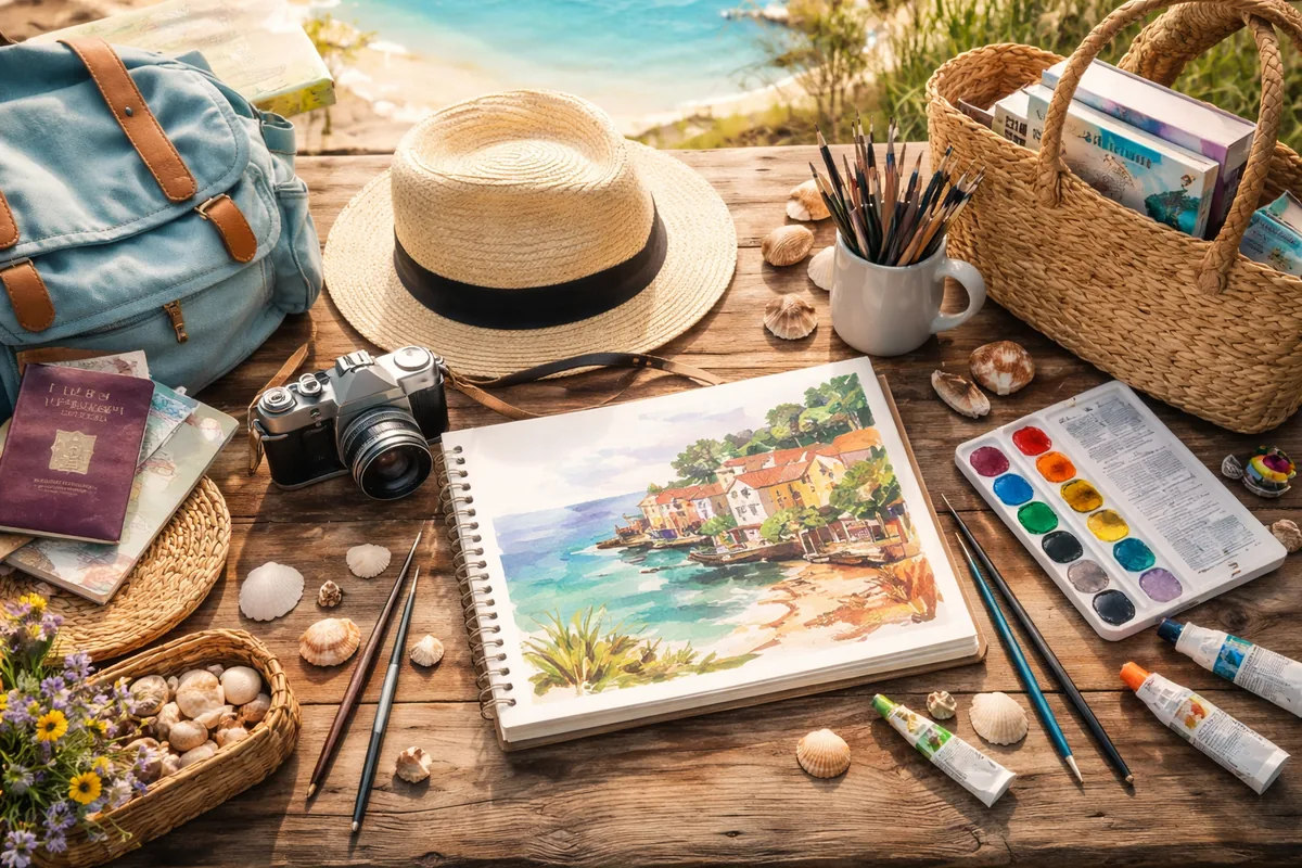 Comment combiner voyages et loisirs créatifs pour des vacances originales